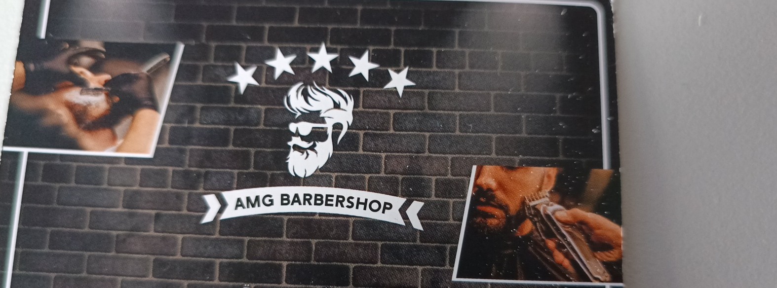 Logo AMG Barbershop — SHAHINO